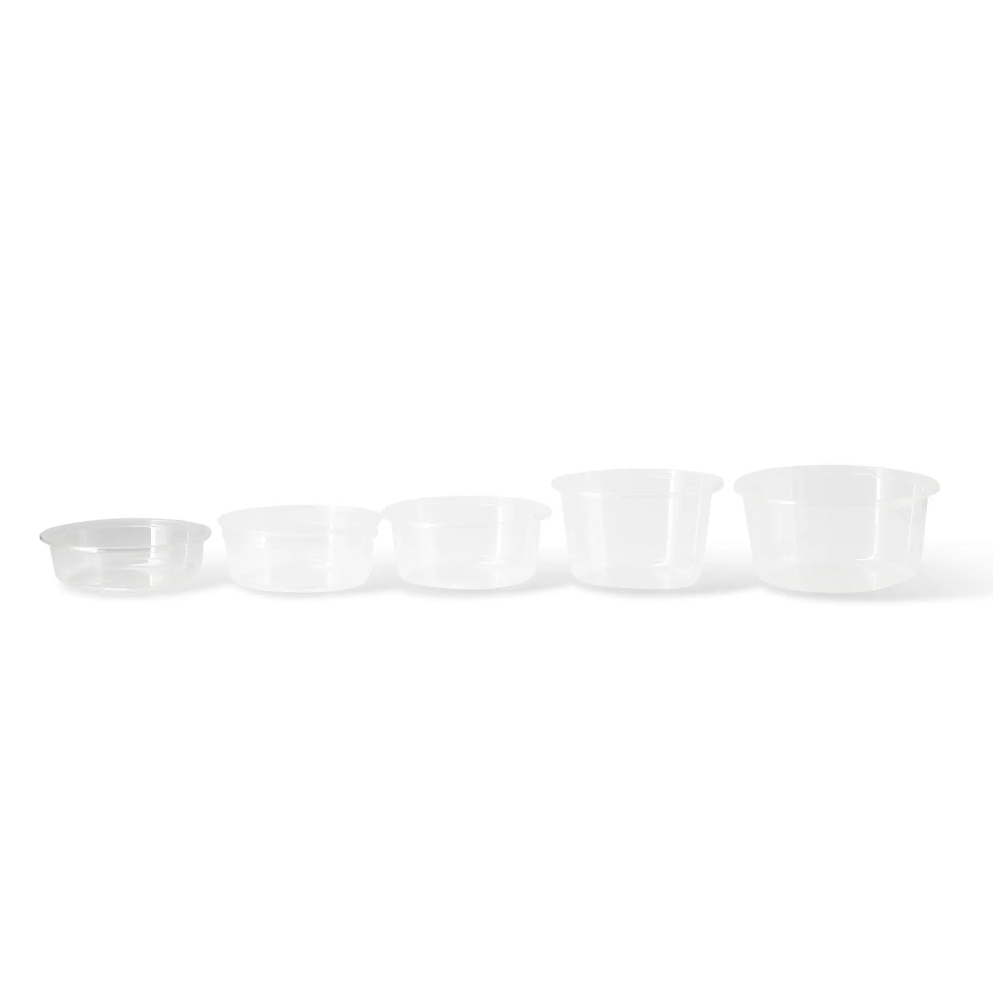 Deli Becher PLA – Ø121 mm/240 ml, klar, 1.000 Stk.