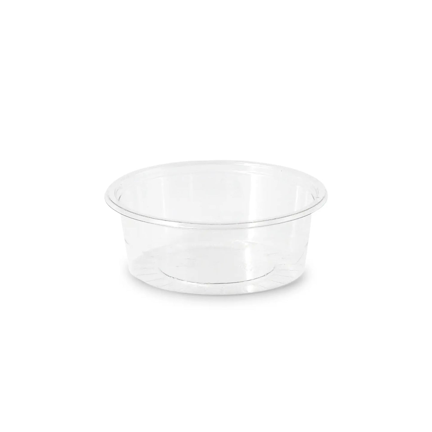 Dressingbecher rPET – Ø75 mm/80 ml, klar, 1.000 Stk.