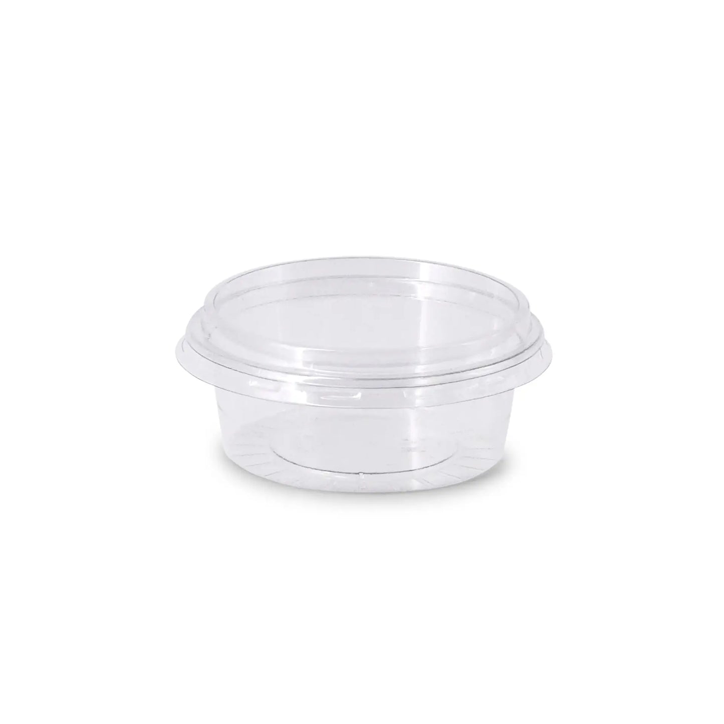 Dressingbecher rPET – Ø75 mm/80 ml, klar, 1.000 Stk.