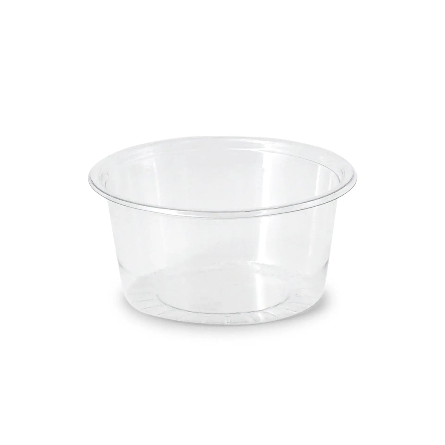 Dressingbecher rPET – Ø75 mm/100 ml, klar, 1.000 Stk.