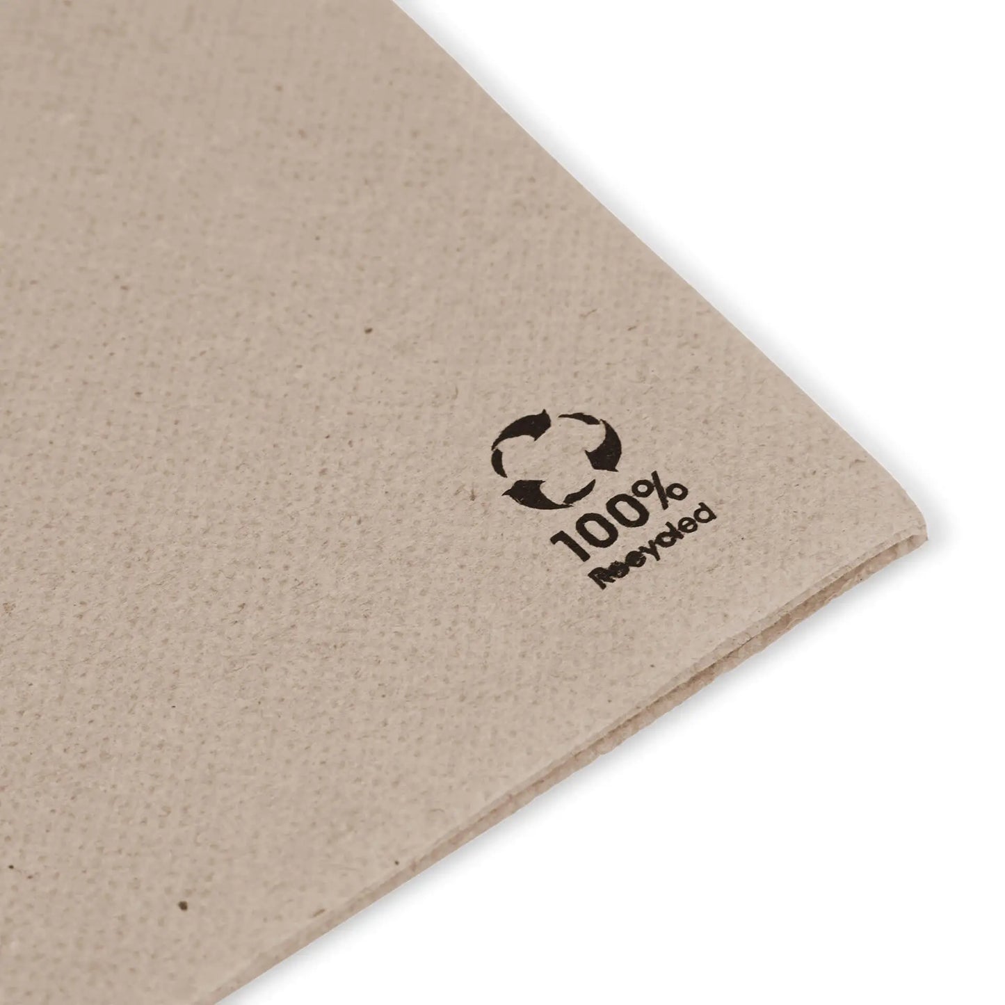 Servietten 2-lagig 1/4 – 24x24cm, Braun, 4000 Stk.