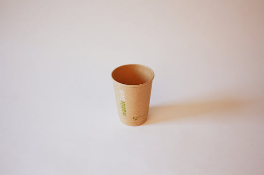 Kaffeebecher doppelwandig Ø90 mm – 300 ml, braun, 500 Stk.