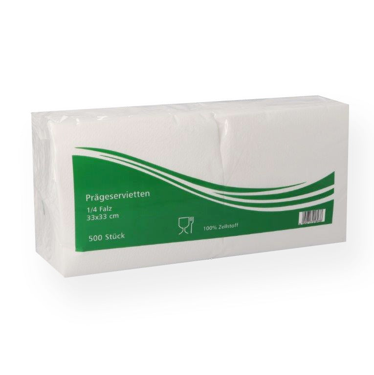 Servietten 1lg 1/4, 33x33cm