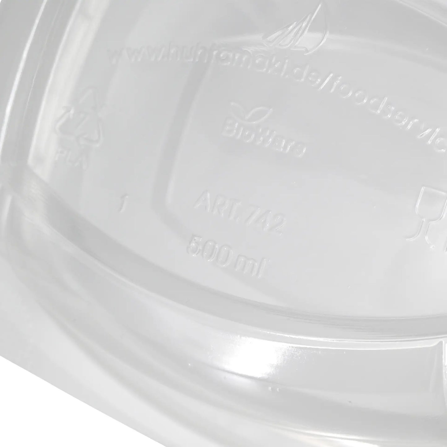 Feinkostschale inkl. Deckel PLA 500ml – 300 Stk.