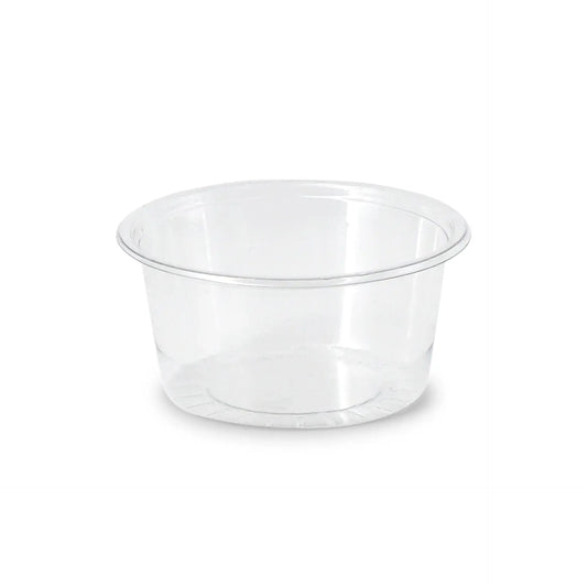 Dressingbecher rPET – Ø75 mm/100 ml, klar, 1.000 Stk.