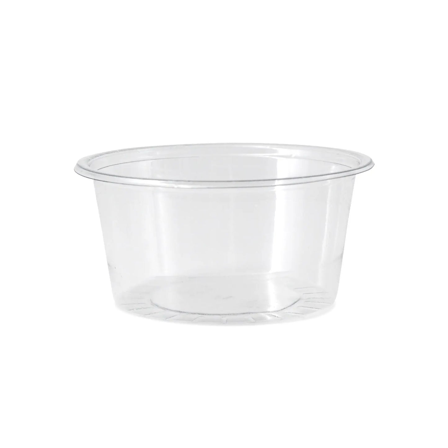 Dressingbecher rPET – Ø75 mm/100 ml, klar, 1.000 Stk.