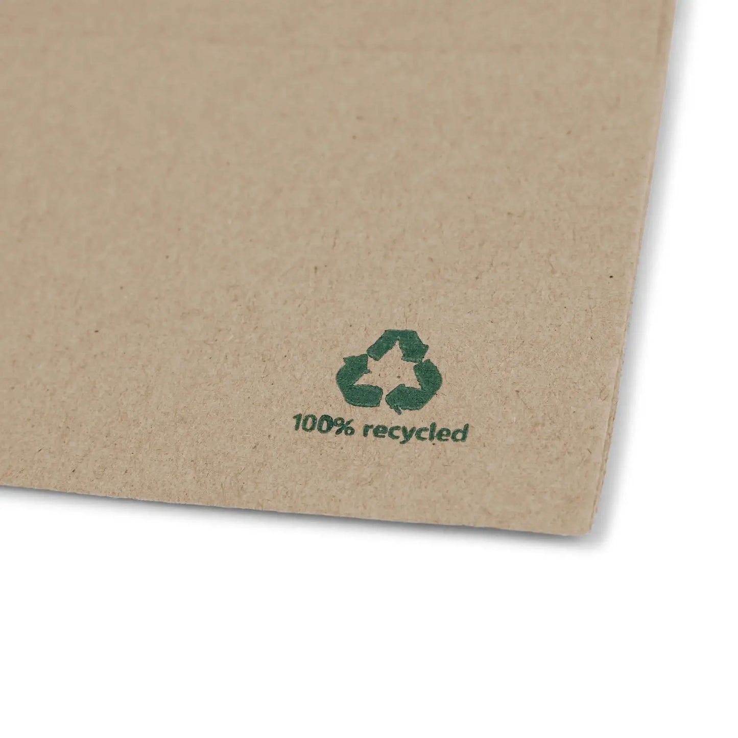 Servietten 1-lagig 1/8 – 32x32cm, Braun, 6000 Stk. (100% Recycling)