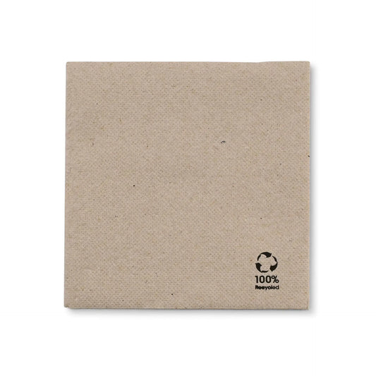 Servietten 2-lagig 1/4 – 24x24cm, Braun, 4000 Stk.