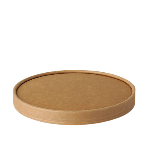 Deckel Kraftpapier – Ø185mm, Braun, 300 Stk.